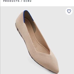 Ecru Rothys Point Sz 8